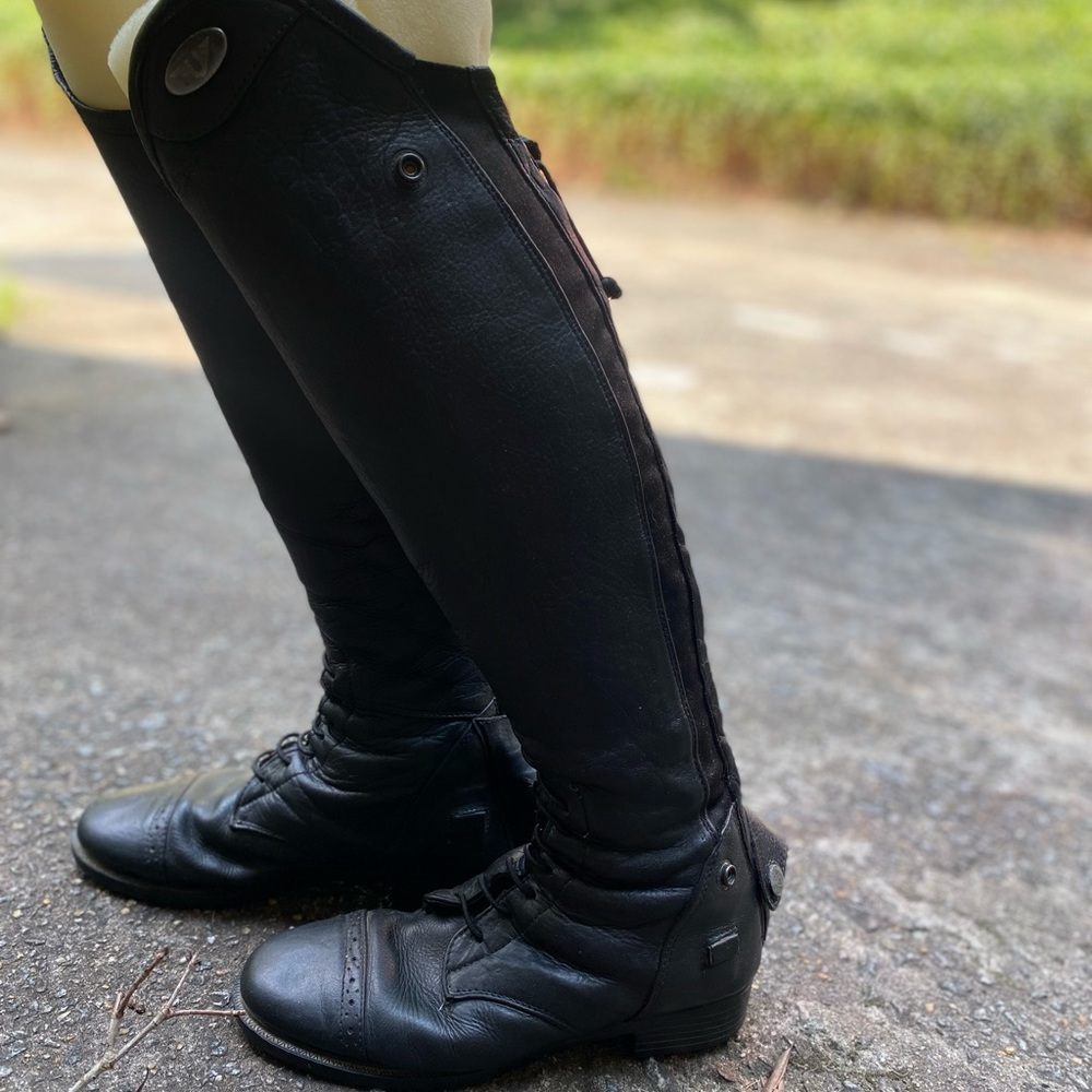Tuffrider tall boots for horse riding, women’s 7 EXTRA SMALL CALF